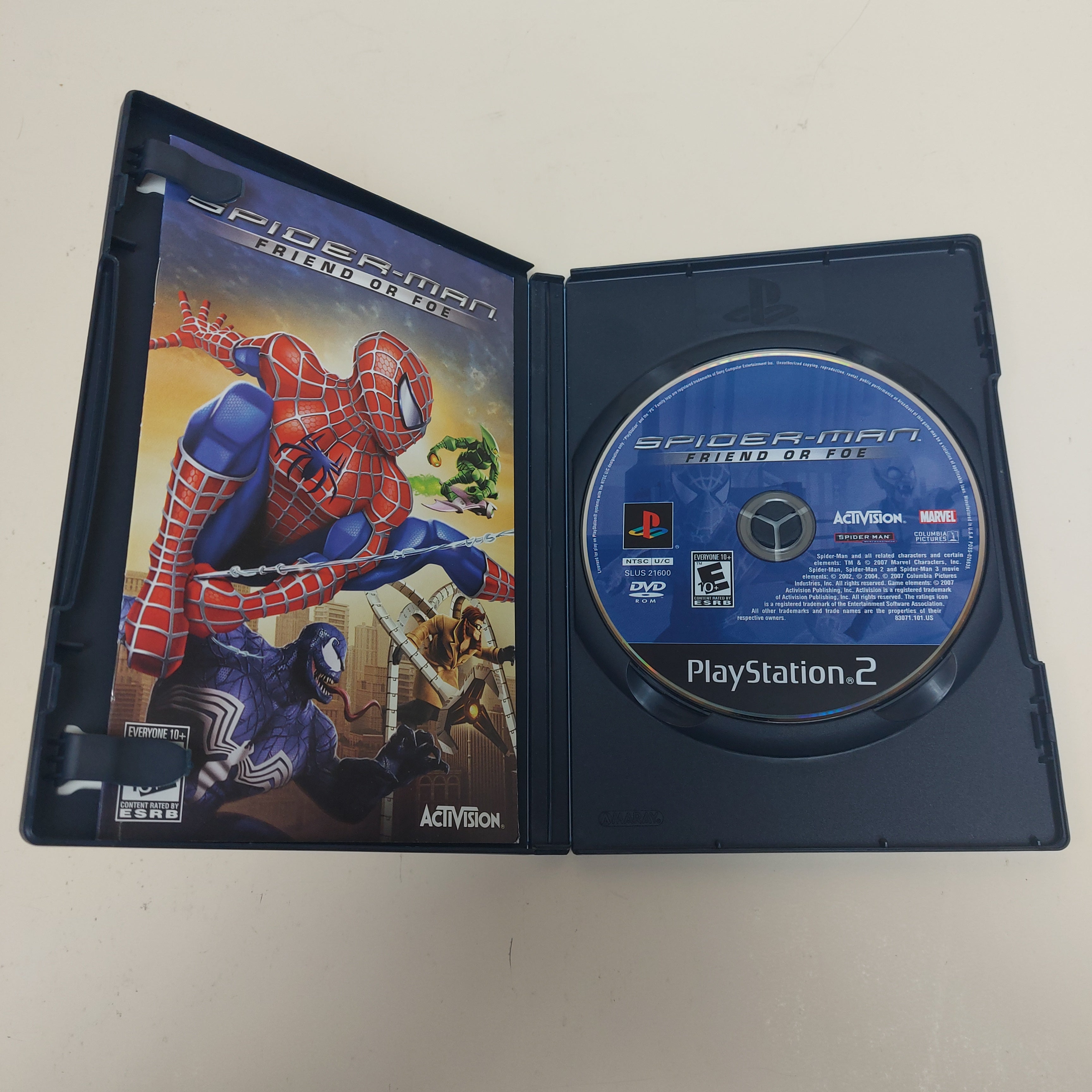 Spiderman Friend or Foe (Sony PlayStation 2 PS2, 2007