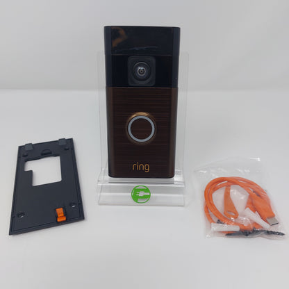 Ring Battery Doorbell Plus Doorbell Camera Satin Nickel 5F97F2