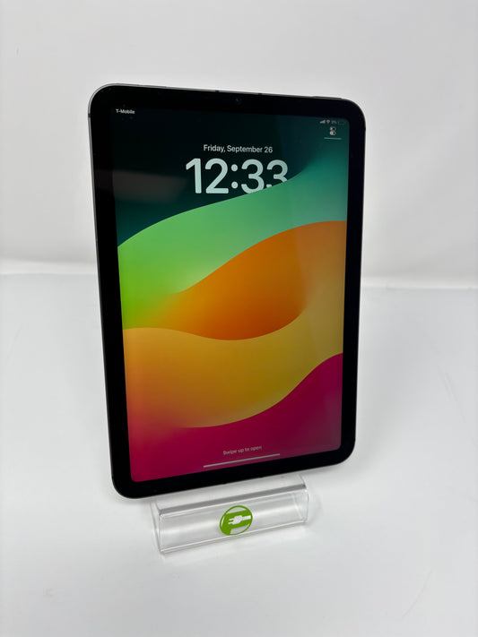 Unlocked Apple iPad mini 6th Gen 256GB 18.6 Silver MK8F3LL/A
