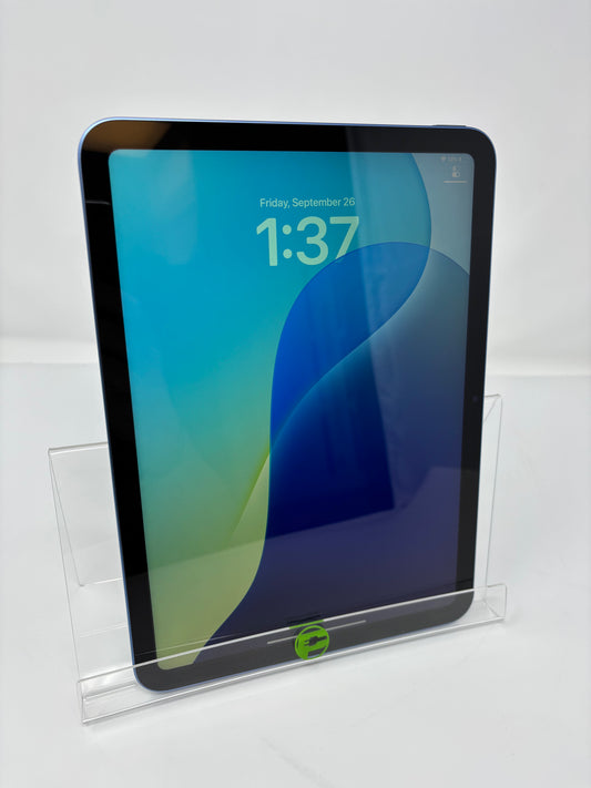 WiFi Only Apple iPad 10th Gen 64GB BLUE