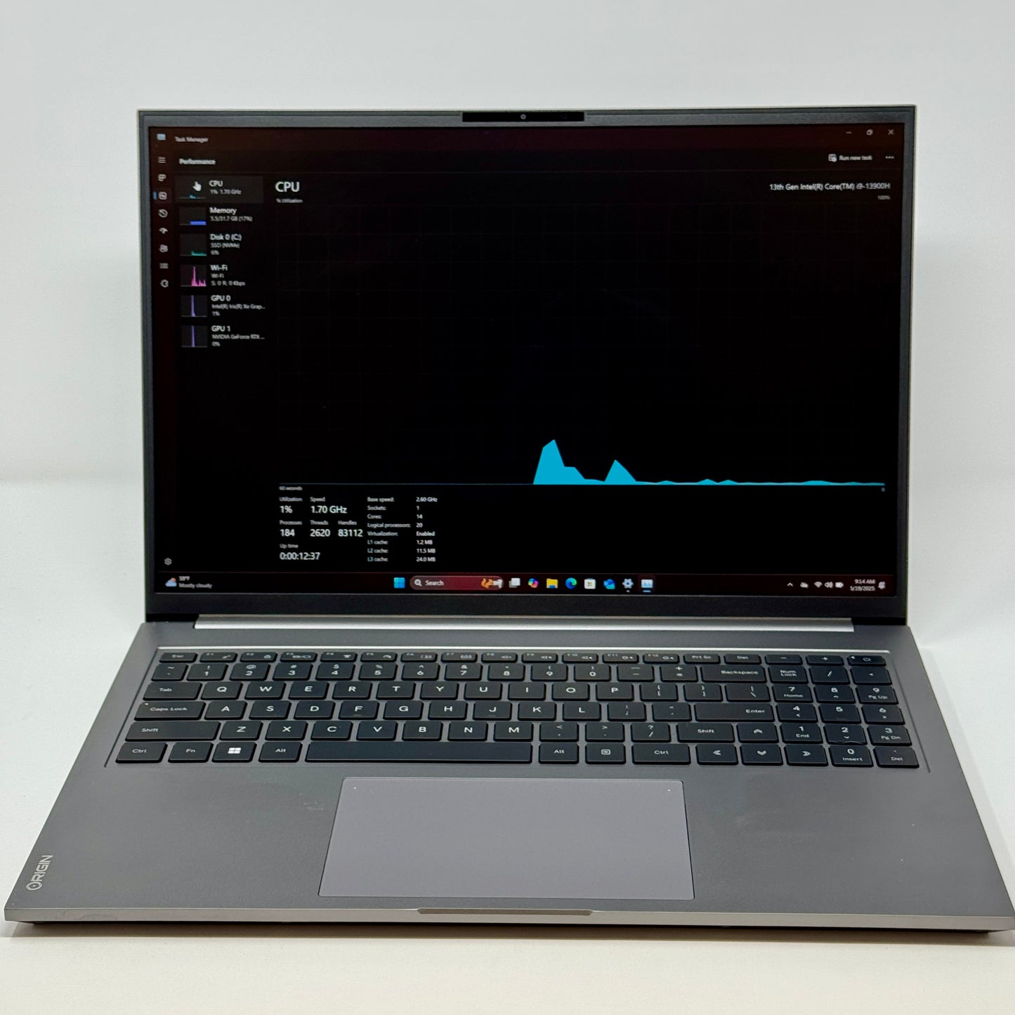 Origin EON16-SL RLP0008 16" i9-13900H 2.6GHz 32GB RAM 4TB SSD GeForce RTX 4070
