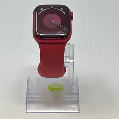 GPS Only Apple Watch Series 9 41MM Product Red Ceramic Red Sport Band A2978